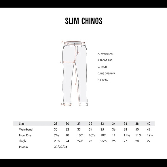 Navy Blue Slim Chino’s - Picture 7 of 7